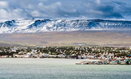 Cruise naar Akureyri in IJsland