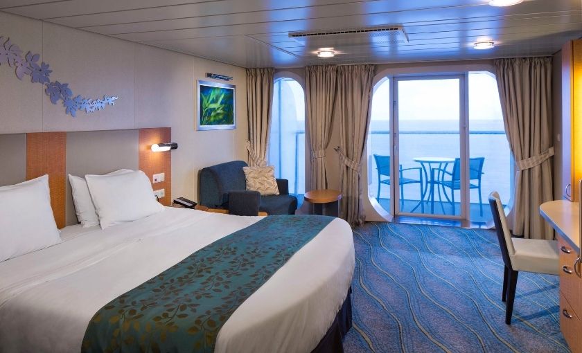 Royal Caribbean buitenhut met balkon 7D
