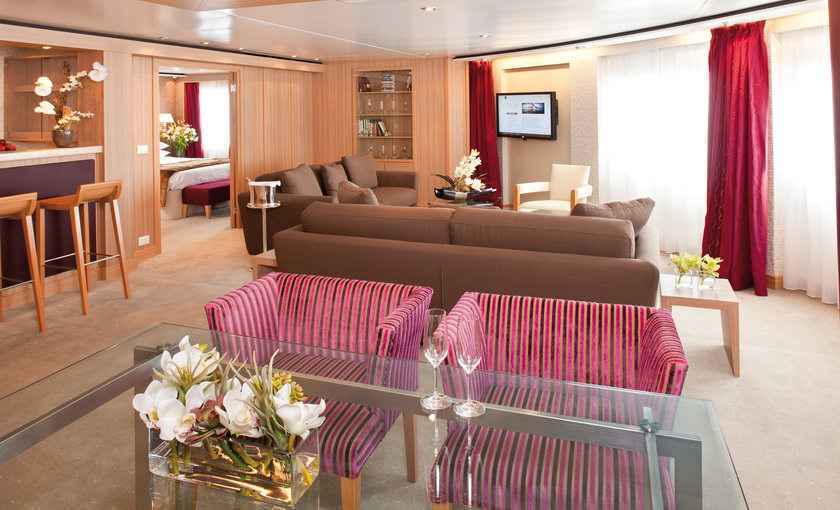 Signature suite Quest schip Seabourn