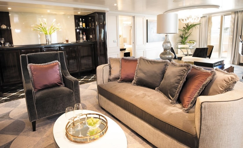 Master Suite Luxe schip Seven Seas Explorer