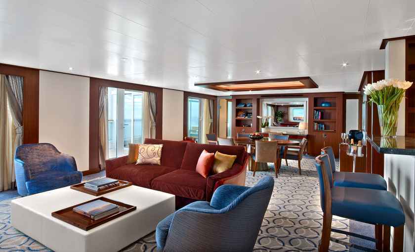 Wintergarden suite  Ovation Schip Seabourn