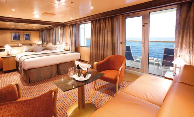 Suite met uitzicht op zee van Costa Luminosa