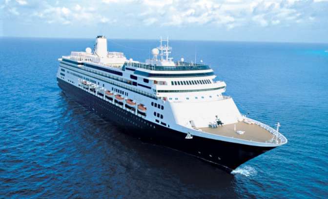 Het volledige schip de MS Volendam van Holland America Line