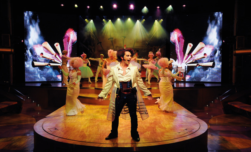 Een theatervoorstelling op de AIDAdiva