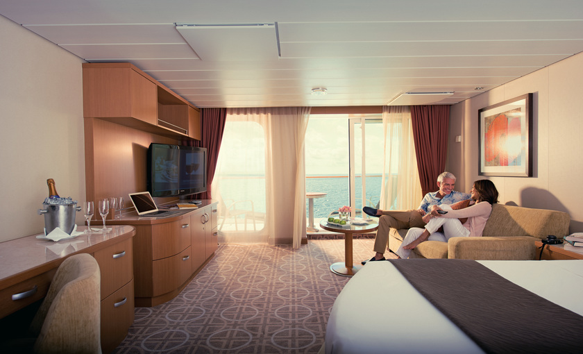 Suite aan boord van cruiseschip Celebrity Solstice