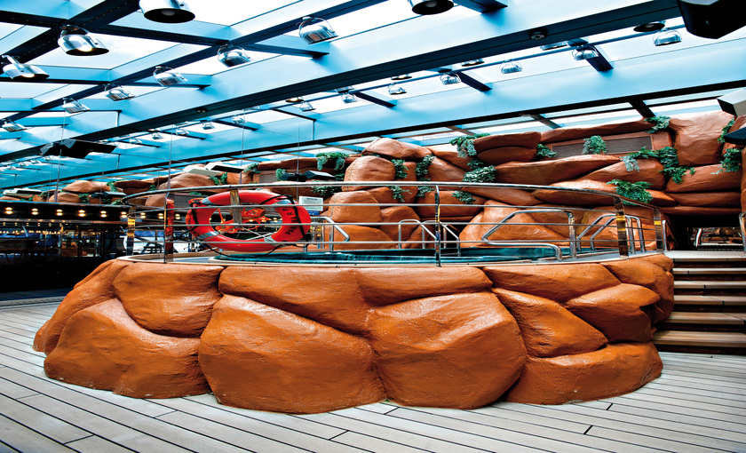 Bubbelbad op de Carnival Glory