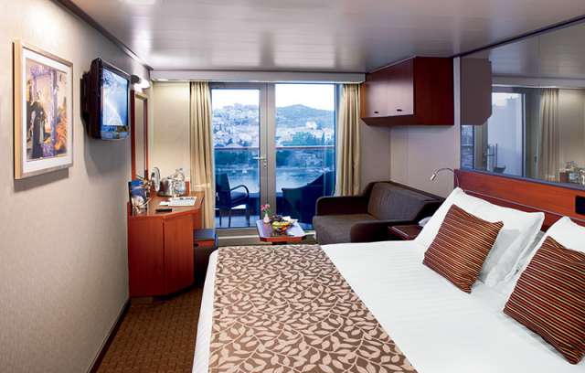 Een balkonhut op de Nieuw Amsterdam van Holland America Line