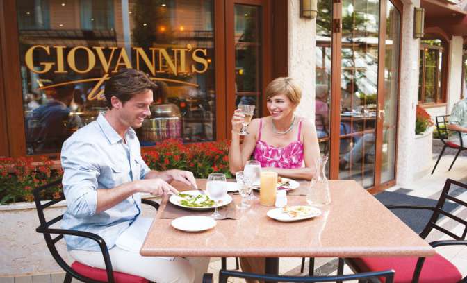 Giovanni's buiten op de Allure of the Seas van Royal Caribbean