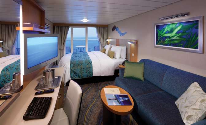 Een balkonhut op de Allure of the Seas van Royal Carribean