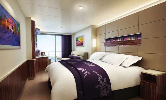 Een balkonhut op de Norwegian Breakaway van NCL