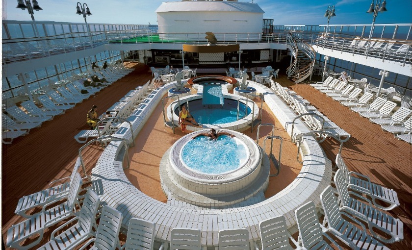 Whirlpools op de MS prinsendam