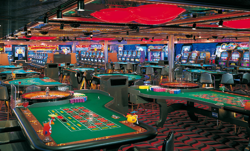 Casino op schip Imagination van rederij Carnival 