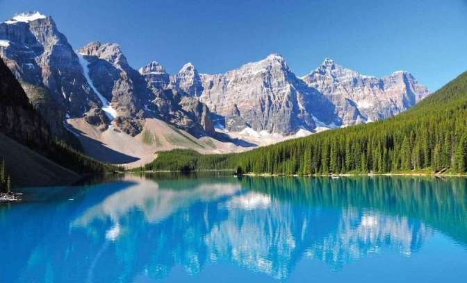 Banff national park in Canada